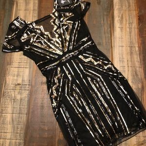 Vintage Sequin Cocktail Dress